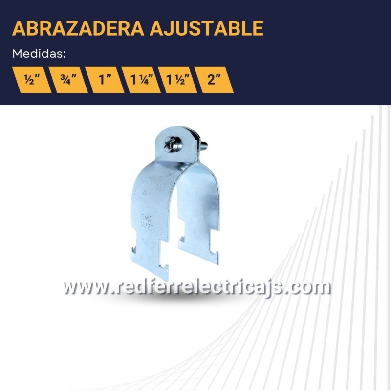 Abrazadera ajustable Ferrelectricos Colombia