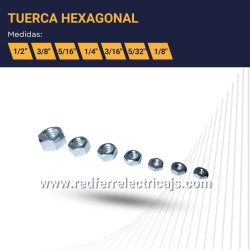 Tuerca Hex Zincada Ferrelectricos Colombia