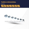 Tuerca Hex Zincada Ferrelectricos Colombia