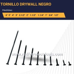 Tornillo Drywall Negro Ferrelectricos Colombia