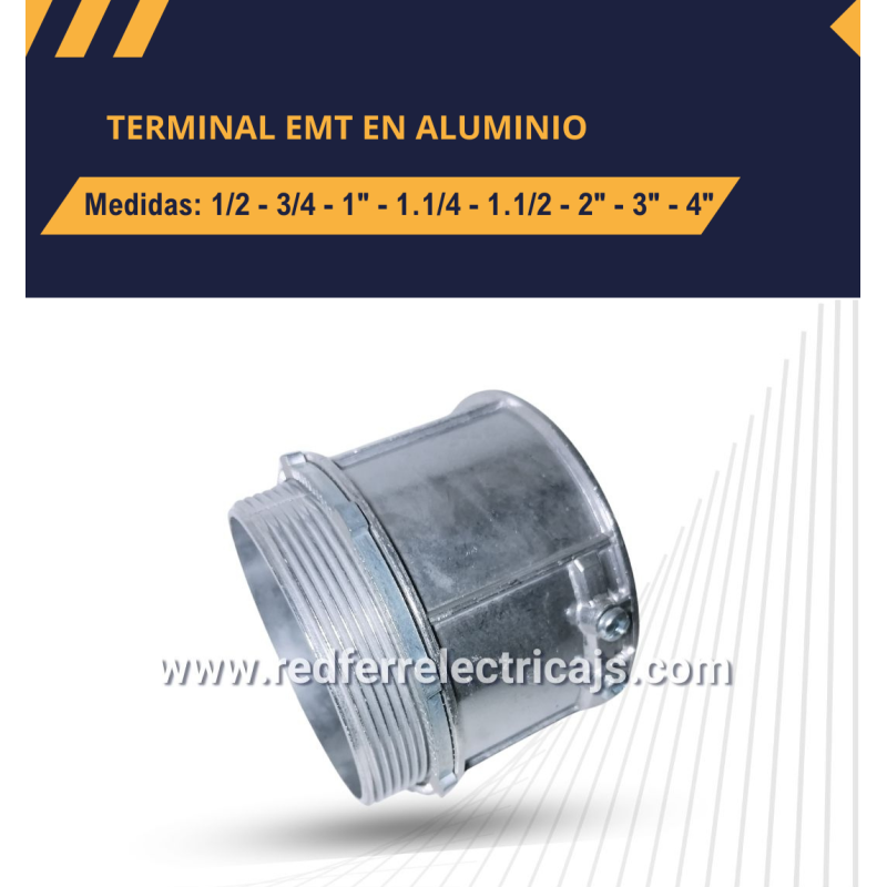Terminal EMT en Aluminio  Ferrelectricos Colombia