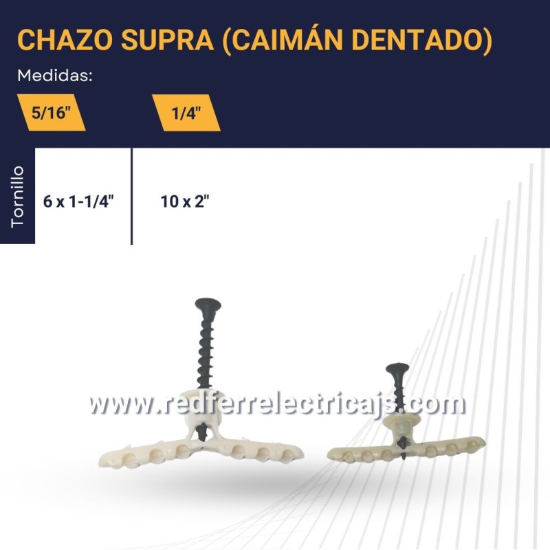 Chazo supra (caimán) Ferrelectricos Colombia
