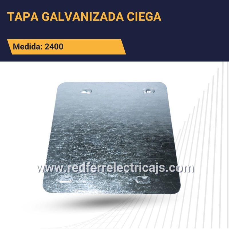 Tapa ciega Galvanizada 2400 Ferrelectricos Colombia