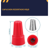 Capuchón resorte rojo 8-18 AWG Ferrelectricos Colombia