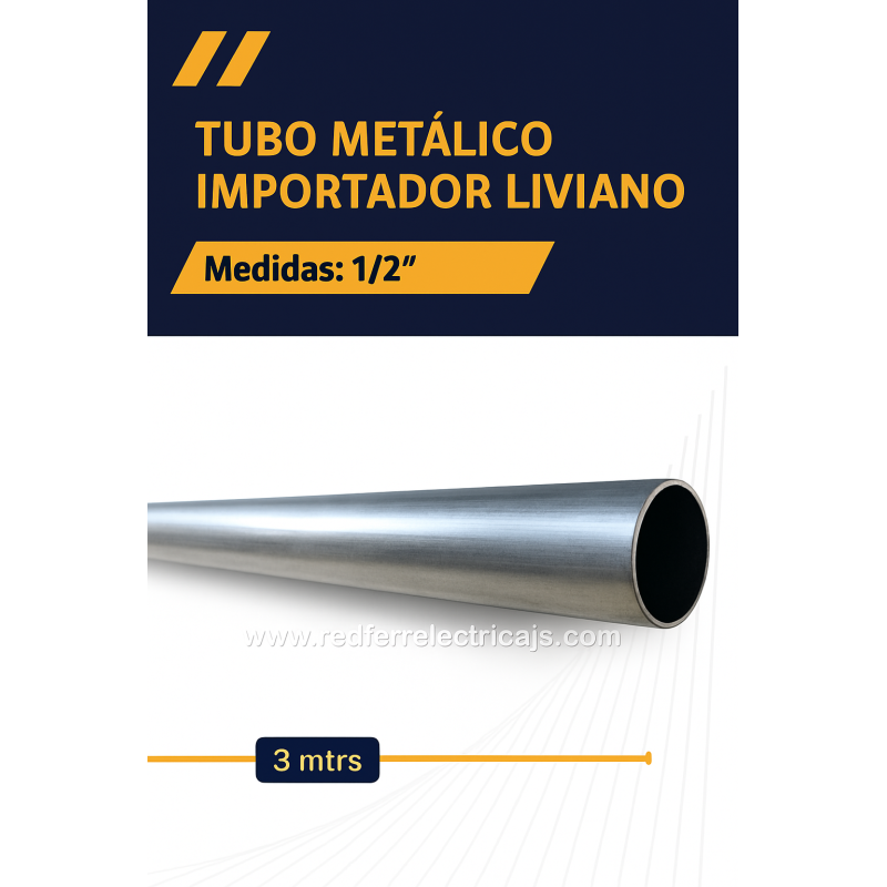Tubo  Metálico  Importado - Tipo Lineal