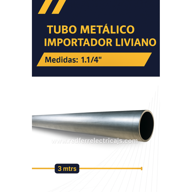 Tubo  Metálico  Importado - Tipo Lineal